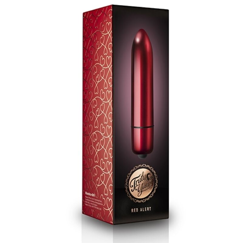 Comprar ROCKS-OFF Truly Yours RO-120 Rojo – Bala Vibradora Compacta Con Estimulación Personalizada-Noxtic