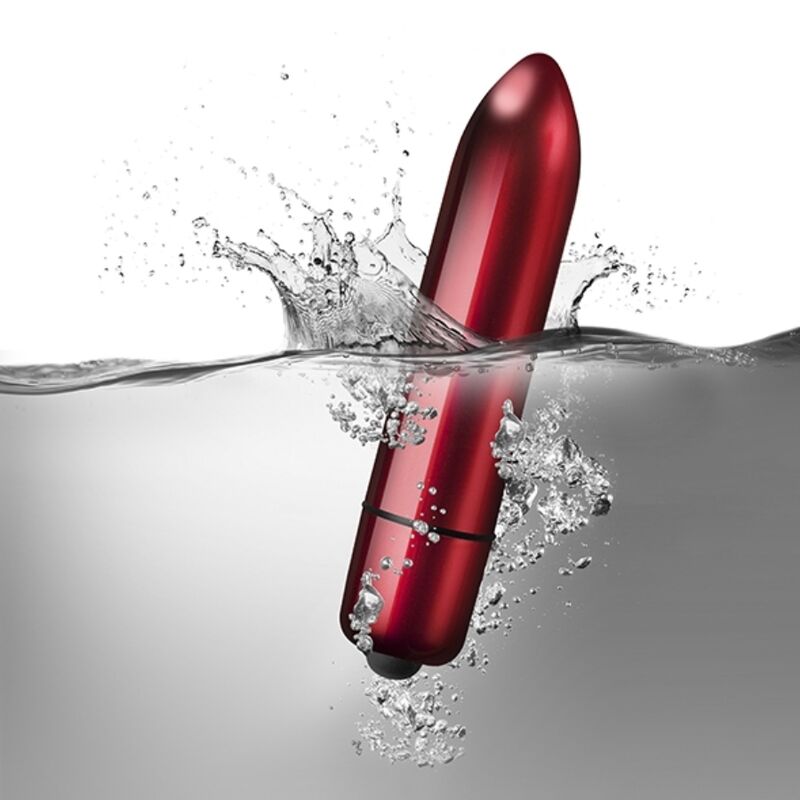 Comprar ROCKS-OFF Truly Yours RO-120 Rojo – Bala Vibradora Compacta Con Estimulación Personalizada-Noxtic