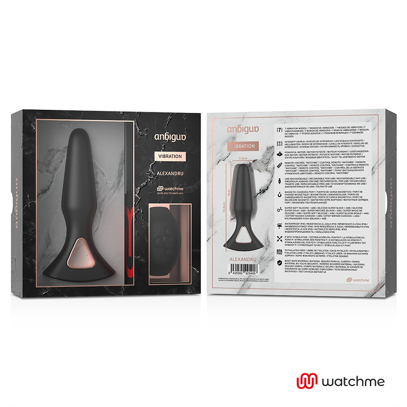 Comprar ANBIGUO Watchme Control Remoto Vibrador – Juguete Erótico Con Diseño Ergonómico Para Placer Personalizado-Noxtic