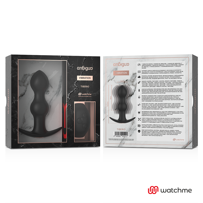 Comprar ANBIGUO Watchme Control Remoto Plug Vibrador – Diseño Ergonómico Con Tecnología Inalámbrica-Noxtic
