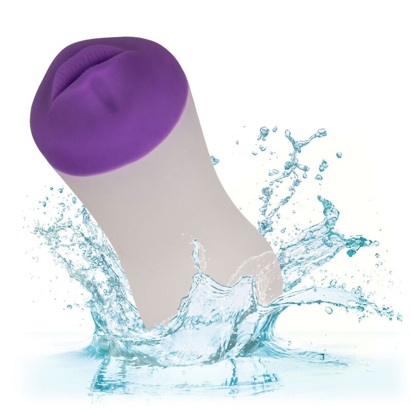 CALEXOTICS Deep Throat Grip – Masajeador De Doble Densidad Con Estimulación Sensitiva