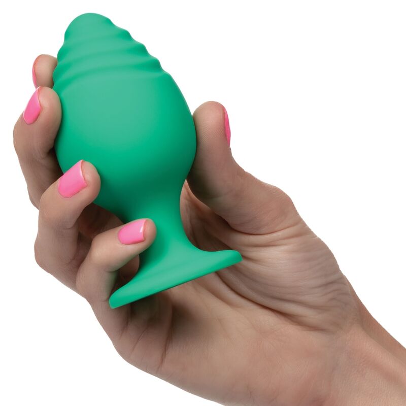 Comprar CALEXOTICS Cheeky Plugs Anales Verde – Diseño Colorido Con Base Con Ventosa Para Uso Seguro-Noxtic