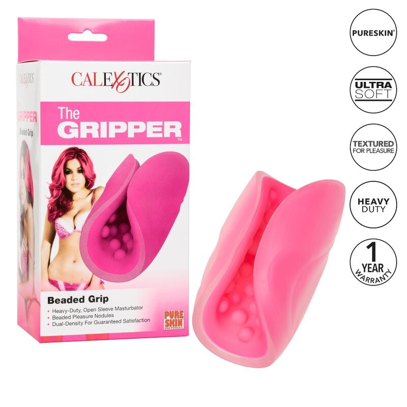 Comprar CALEXOTICS Beaded Grip – Masturbador Texturado Con Diseño Flexible Para Placer Óptimo-Noxtic
