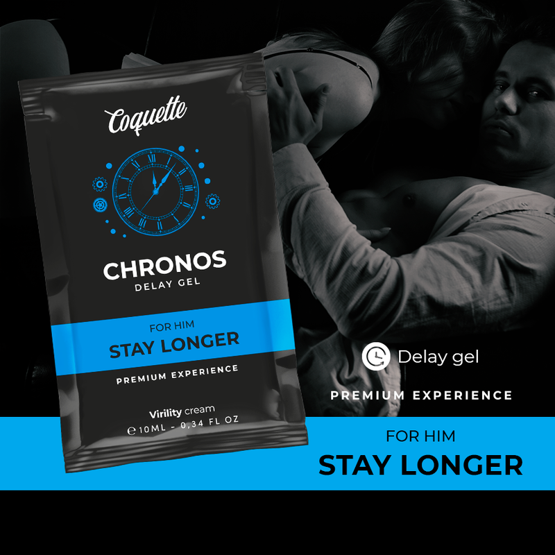 Comprar COQUETTE CHIC DESIRE Pocket Chronos Gel Retardante Para Él 10 ML – Fórmula Especial Para Prolongar Momentos Íntimos-Noxtic