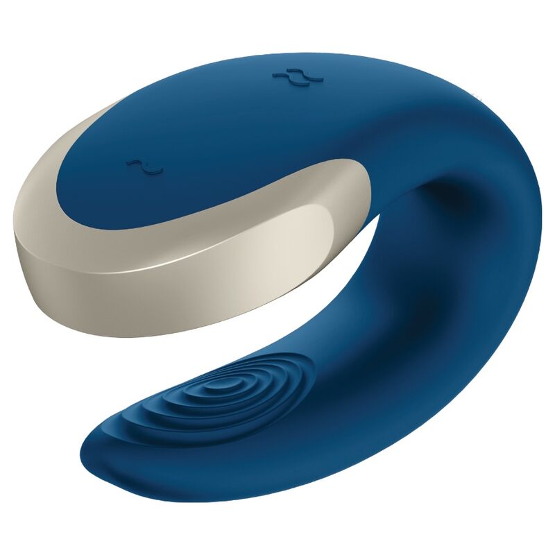 Comprar Satisfyer App Double Love Vibrador Parejas Luxury Azul – Diseño Ergonómico Para Placer Compartido-Noxtic