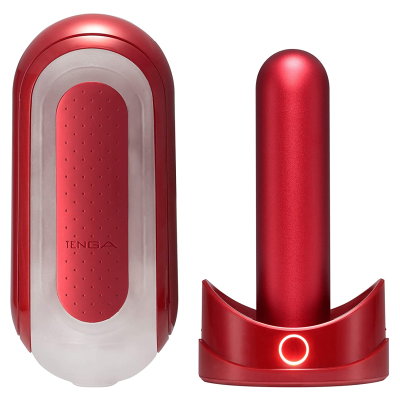 Comprar TENGA Flip 0 Zero Rojo – Diseño Ergonómico Con Función Calentadora-Noxtic