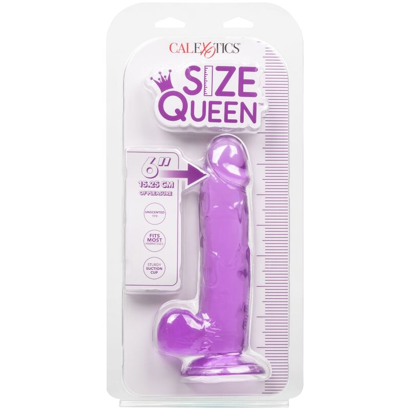 Comprar CALEXOTICS Size Queen Dildo Lila – Diseño Flexible Para Placer Personalizado-Noxtic