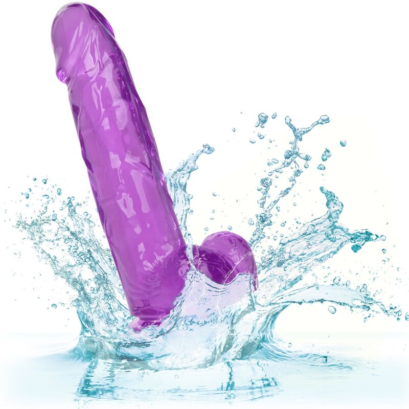 Comprar CALEXOTICS Size Queen Dildo Lila – Diseño Flexible Para Placer Personalizado-Noxtic