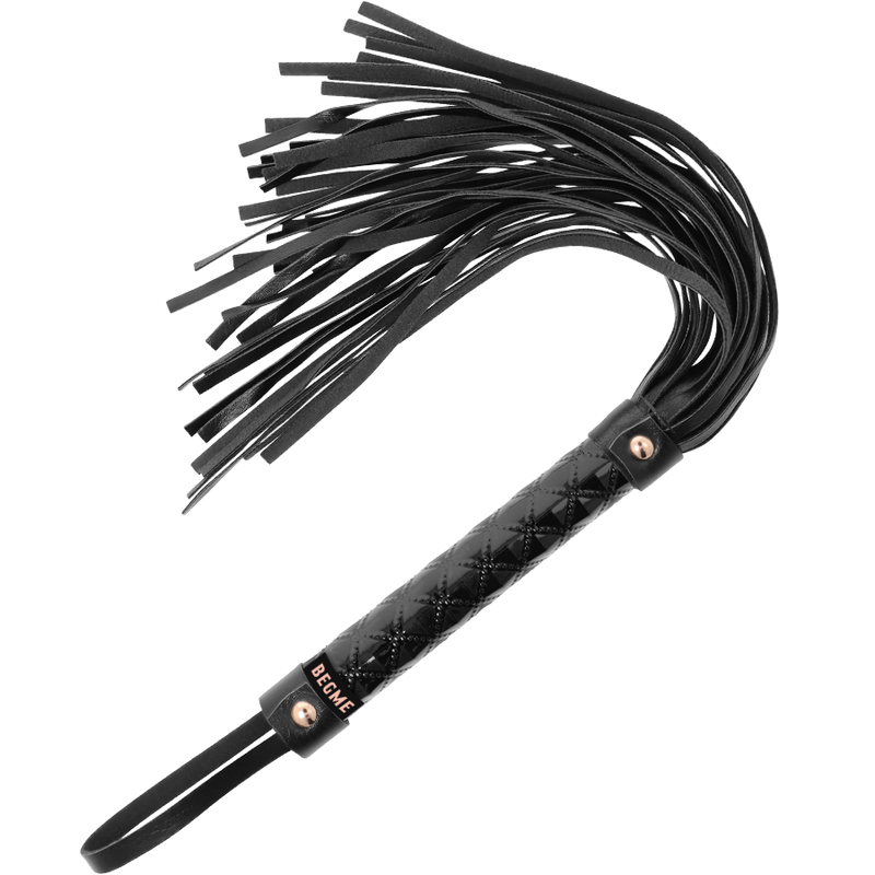 Comprar BEGME Black Edition Látigo Cuero Vegano – Diseño Elegante Para Explorar Nuevas Sensaciones-Noxtic