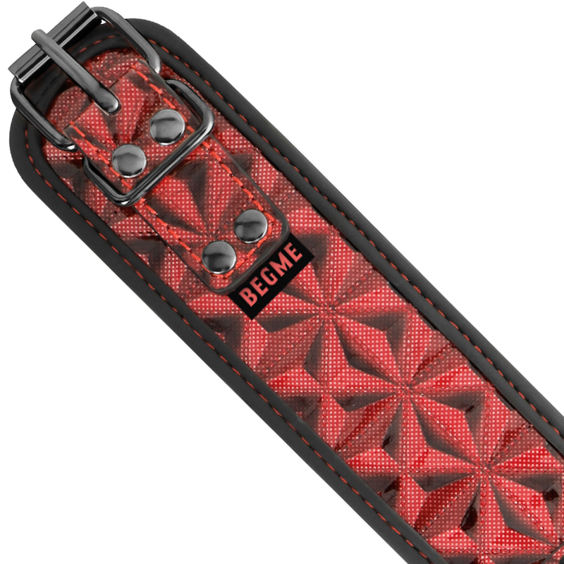 Comprar BEGME Collar Red Edition – Cuero Vegano Con Forro De Neopreno Para Comodidad Y Estilo-Noxtic