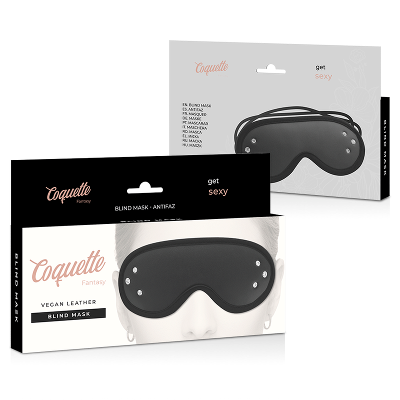 Comprar COQUETTE Chic Desire – Antifaz De Cuero Vegano Con Forro De Neopreno Para Estilo Y Comodidad-Noxtic