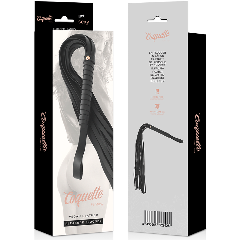 Comprar COQUETTE CHIC DESIRE Fantasy Látigo Cuero Vegano – Diseño Elegante Para Exploración Sensual-Noxtic