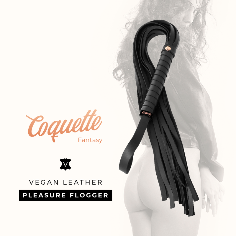 Comprar COQUETTE CHIC DESIRE Fantasy Látigo Cuero Vegano – Diseño Elegante Para Exploración Sensual-Noxtic