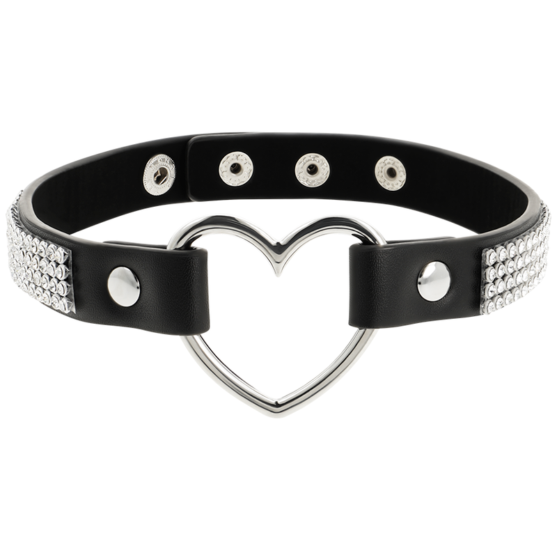 Comprar Coquette Chic Desire Choker – Collar De Cuero Vegano Con Diseño Elegante Y Sofisticado-Noxtic
