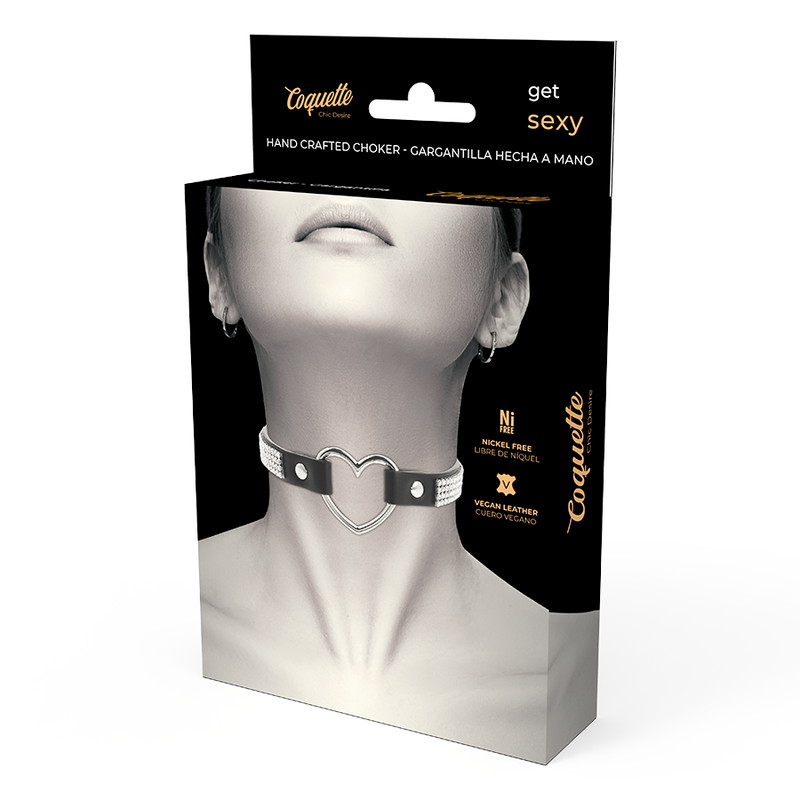 Comprar Coquette Chic Desire Choker – Collar De Cuero Vegano Con Diseño Elegante Y Sofisticado-Noxtic