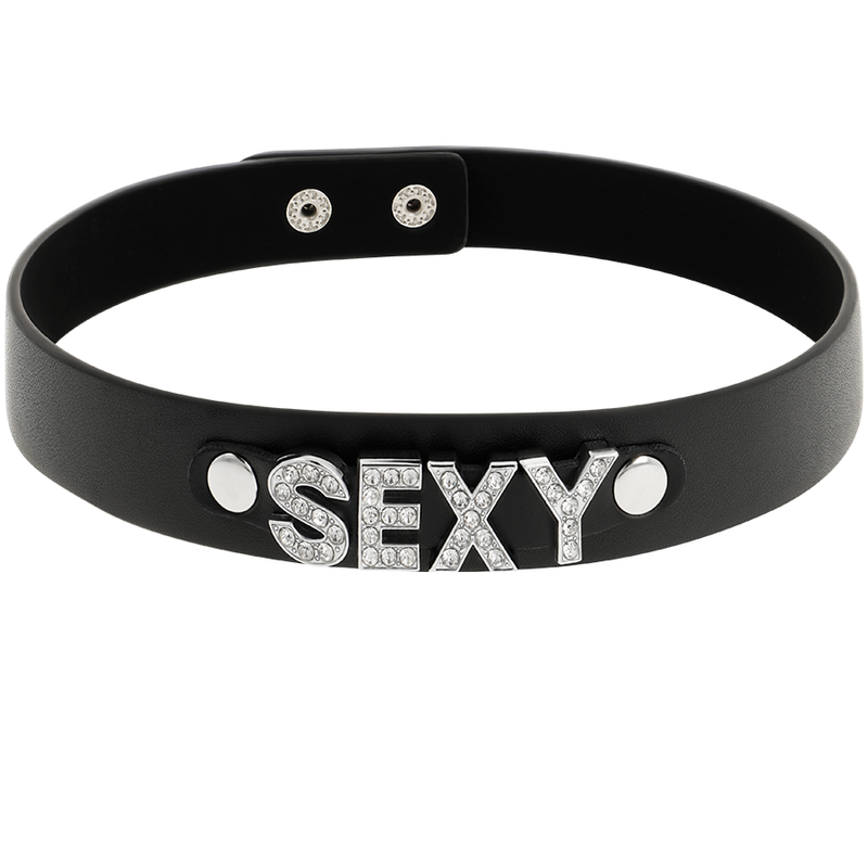 Comprar Coquette Chic Desire Collar De Cuero Vegano – Ajustable Para Estilo Elegante y Moderno-Noxtic