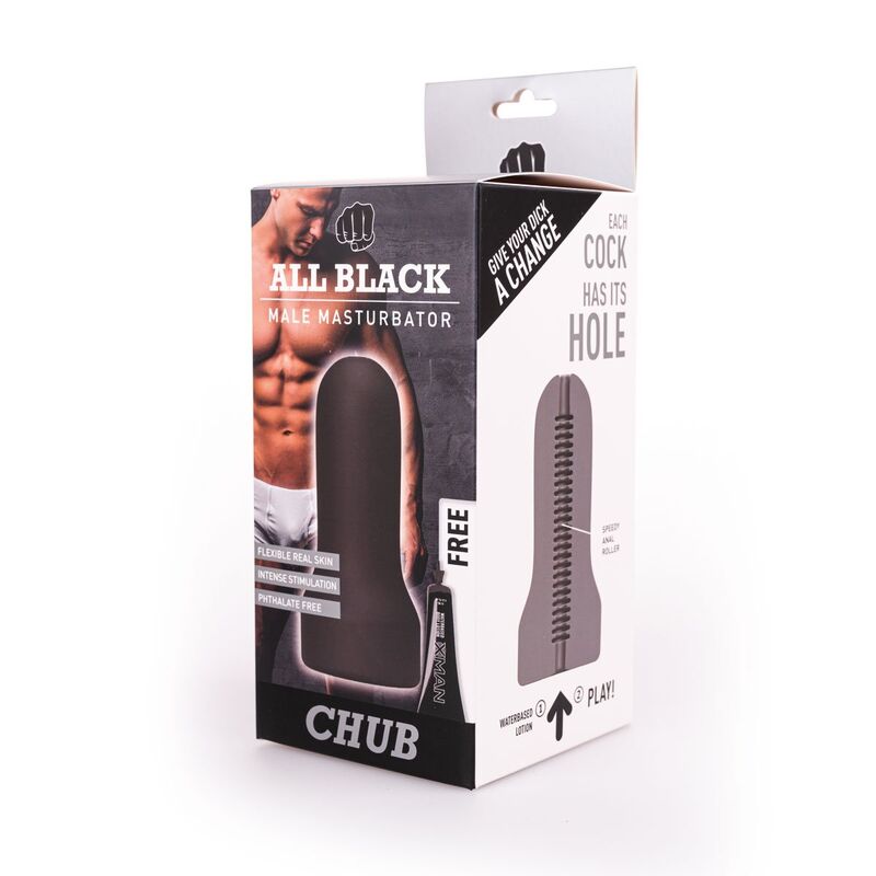 Comprar ALL BLACK Masturbador Loop Modelo 2 – Diseño Elegante Para Una Experiencia Sensorial Única-Noxtic