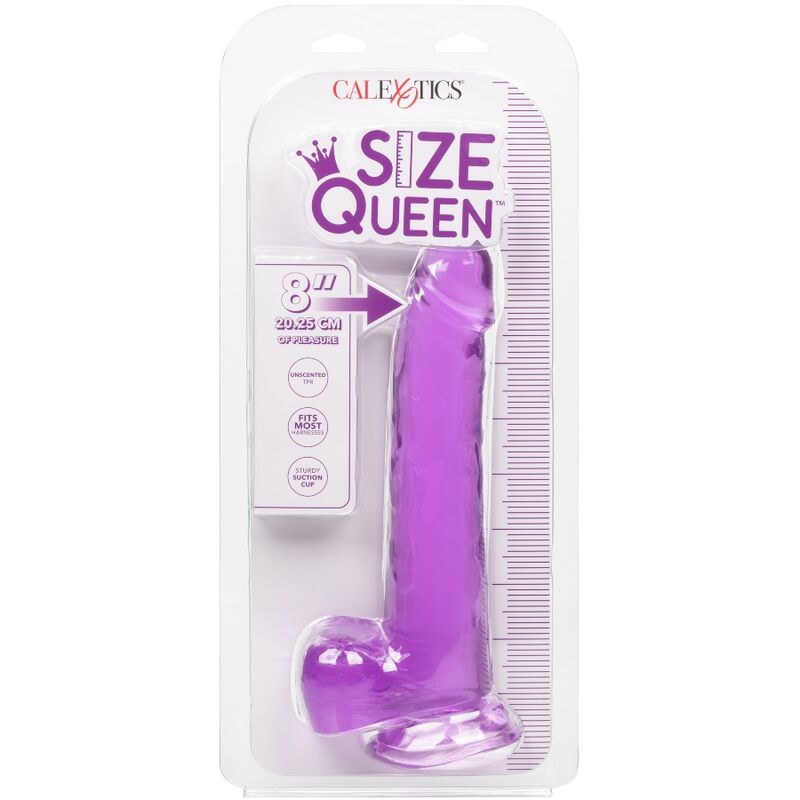Comprar CALEXOTICS Size Queen Dildo Lila 20.3 Cm – Diseño Flexible Para Placer Personalizado-Noxtic