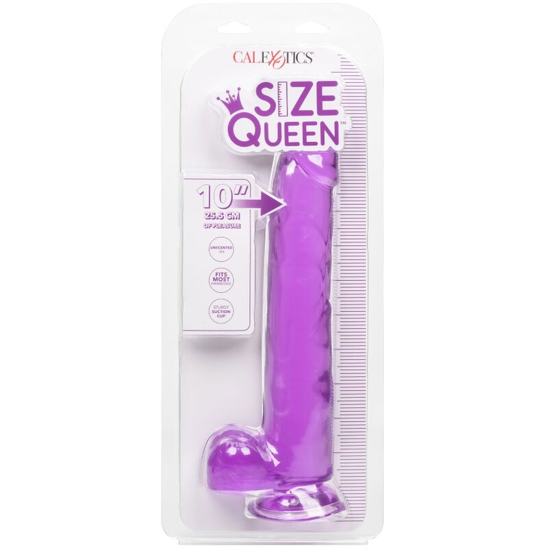 Comprar CALEXOTICS Size Queen Dildo Lila 25.5 Cm – Diseño Ergonómico Para Experiencia Única De Placer-Noxtic