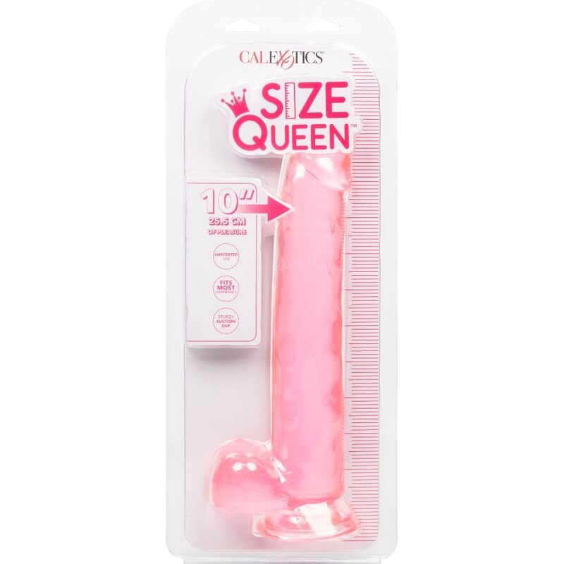 Comprar CALEXOTICS Size Queen Dildo Rosa 25.5 Cm – Diseño Realista Para Placer Intenso-Noxtic