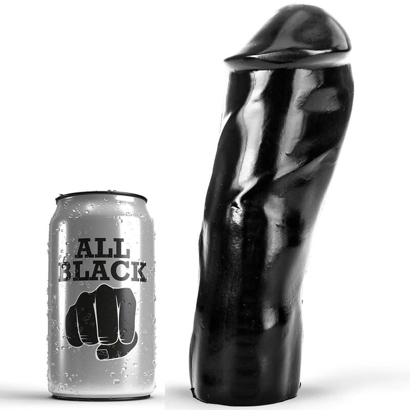 Comprar All Black Dildo Realista 20 Cm – Diseño Liso Con Textura Suave Para Comodidad Óptima-Noxtic