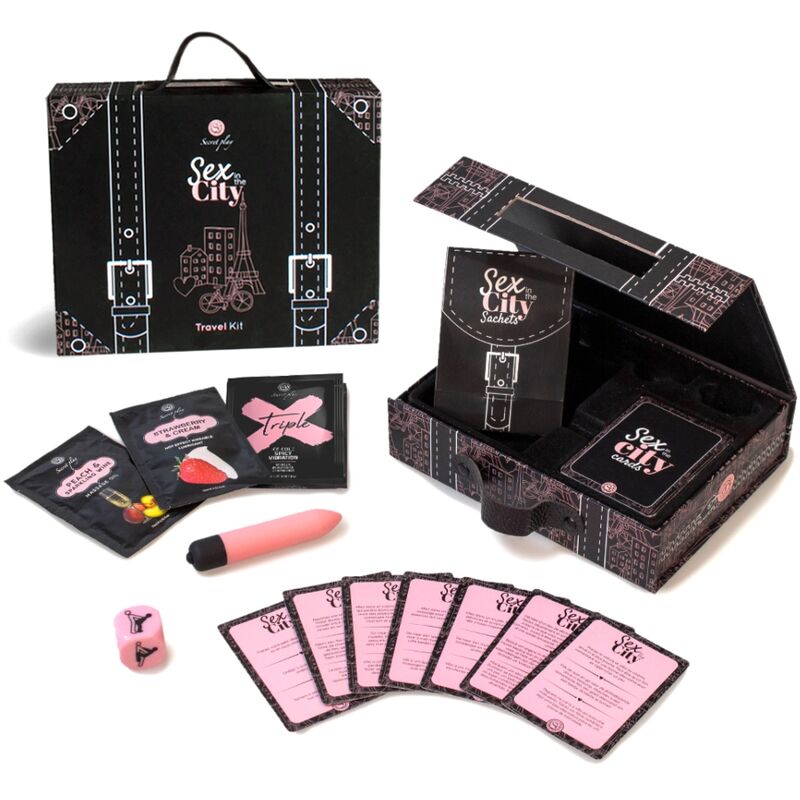 Comprar SECRETPLAY Sex In The City Travel Kit – Kit Erótico Compacto Para Escapadas Románticas-Noxtic
