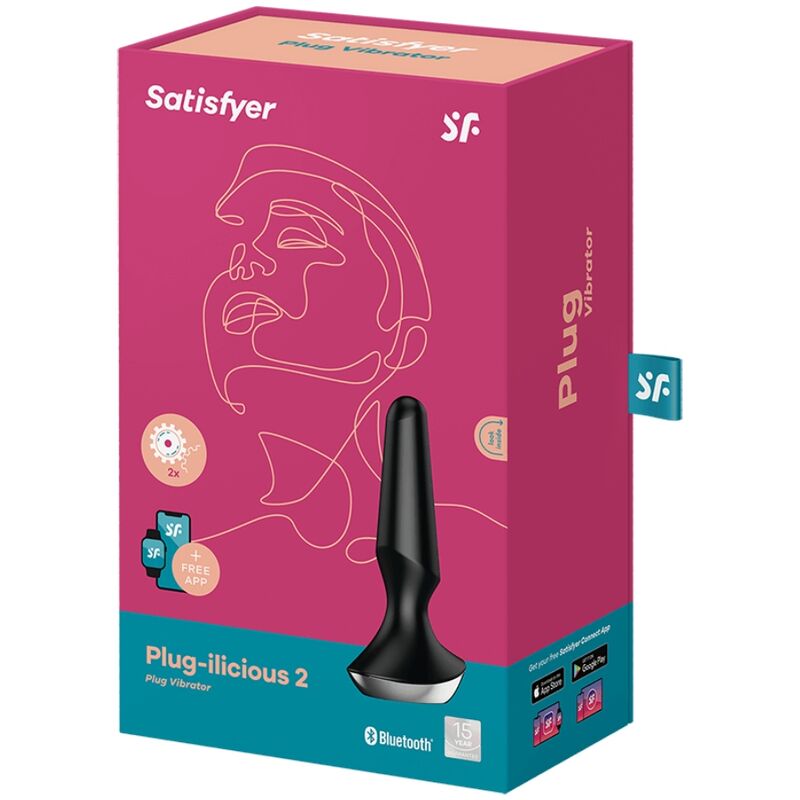 Comprar Satisfyer Plug Ilicious 2 Negro – Vibrador De Silicona Médica Para Estimulación Confortable-Noxtic