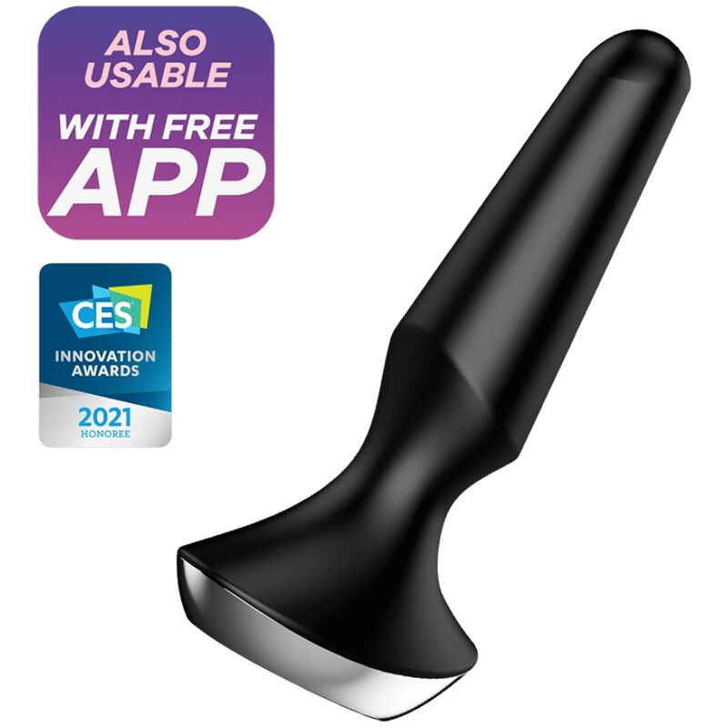 Comprar Satisfyer Plug Ilicious 2 Negro – Vibrador De Silicona Médica Para Estimulación Confortable-Noxtic