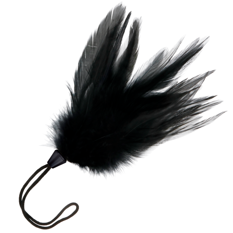Comprar DARKNESS Pluma Estimuladora Negra 17 CM – Experiencia Sensorial Para Juegos de Placer-Noxtic