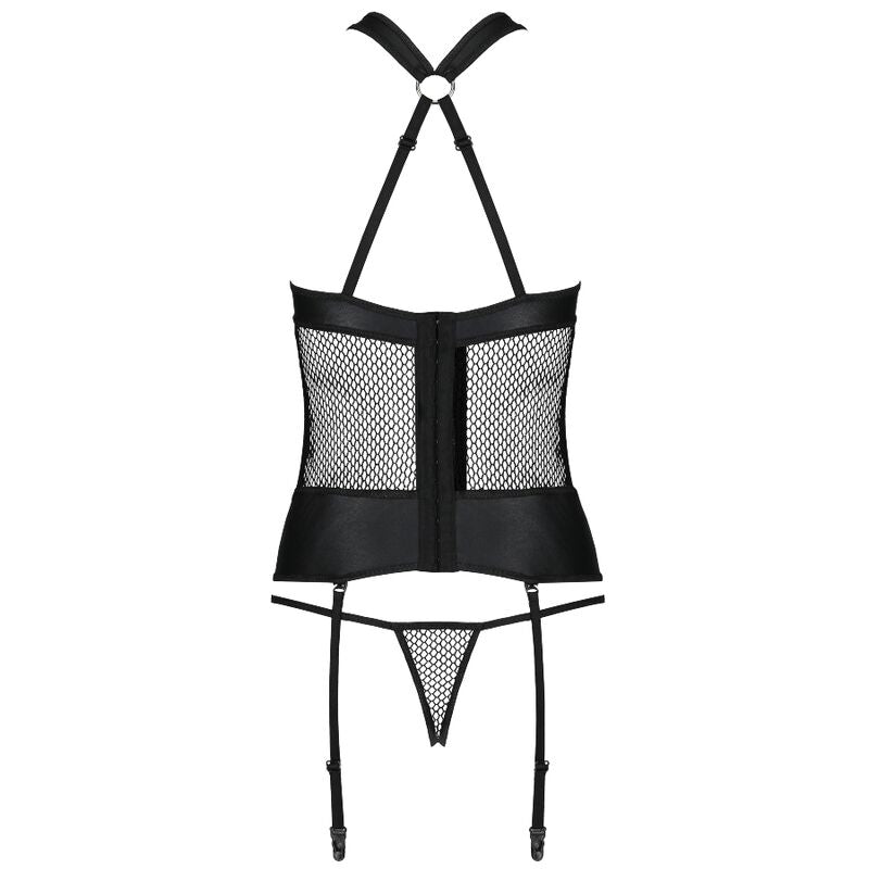 Comprar Passion Corset Amanda Cuero Ecológico S/M – Corset Elegante Con Estilo Moderno-Noxtic
