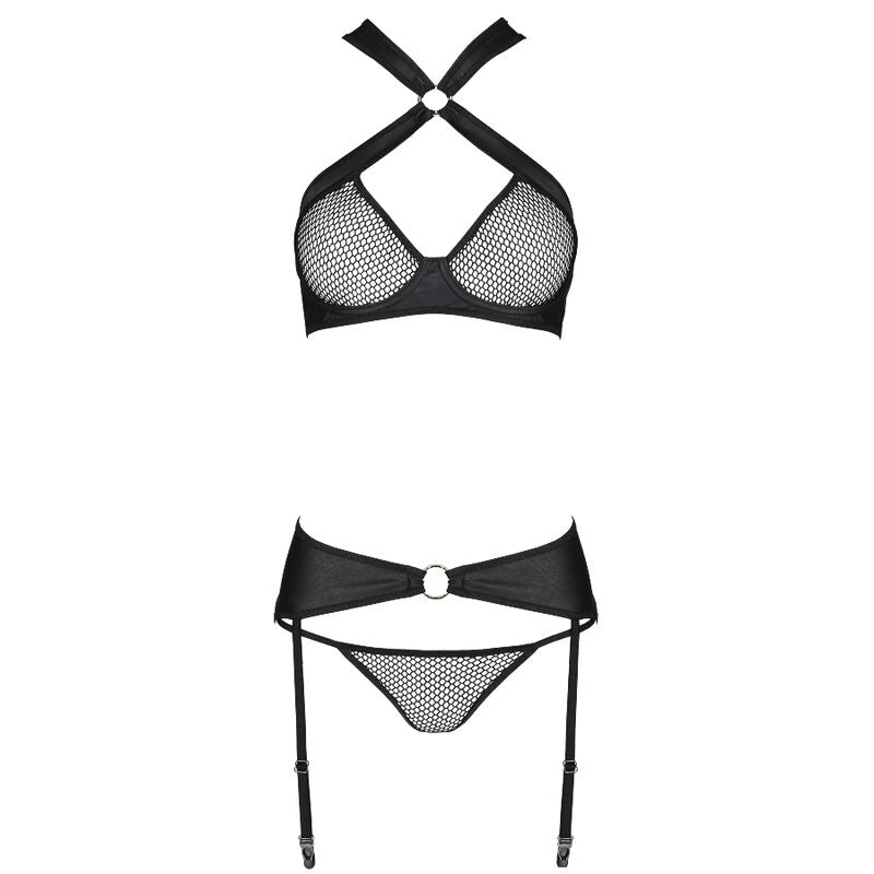 Comprar PASSION Amanda Set Cuero Ecológico S/M – Conjunto Elegante Con Comodidad Superior-Noxtic