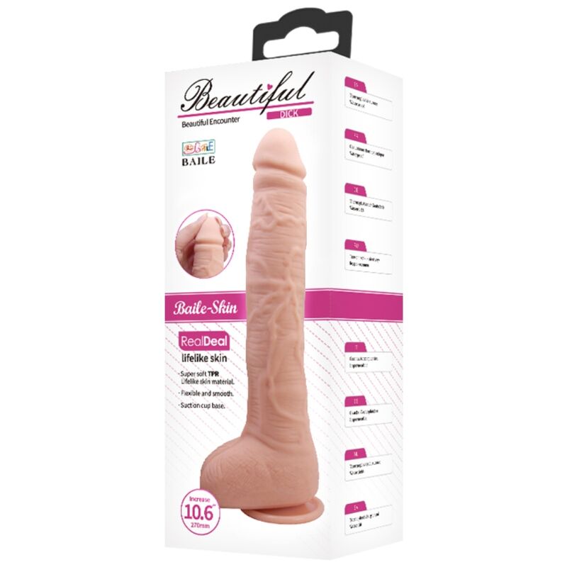 Comprar BAILE Dildo Realista Flexible – Diseño Ergonómico Para Placer Personalizado-Noxtic