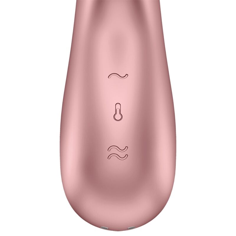 Comprar Satisfyer Hot Lover Vibrador Rosa y Beige – Vibrador Recargable Con Diseño Ergonómico Para Placer Intimo-Noxtic