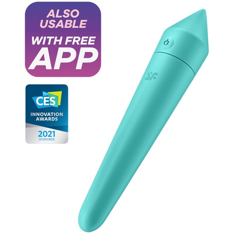 Comprar Satisfyer Ultra Power Bullet 8 Turquesa – Vibrador Compacto Con Control De Aplicación Para Momentos Sensuales-Noxtic