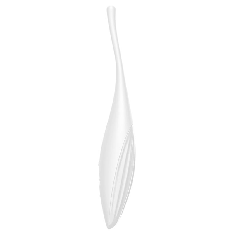 Comprar Satisfyer Twirling Joy Blanco – Estimulador Ergonómico Recargable Para Placer Profundo-Noxtic