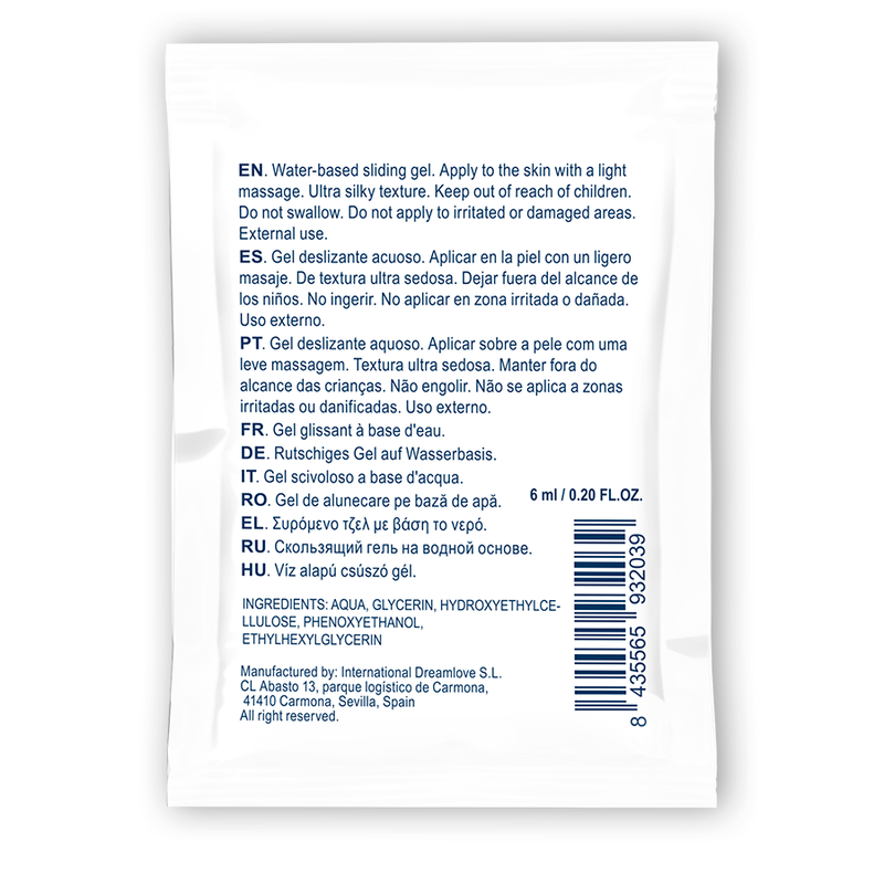 Comprar WATERFEEL Gel Deslizante Base Agua Neutro 6 ML – Suavidad Sedosa Para Una Experiencia Placentera-Noxtic