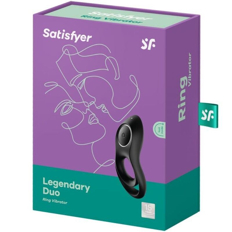 Comprar Satisfyer Legendary Duo Anillo Vibrador Negro – Juguete Erótico Con Diseño Innovador Para Placer Compartido-Noxtic