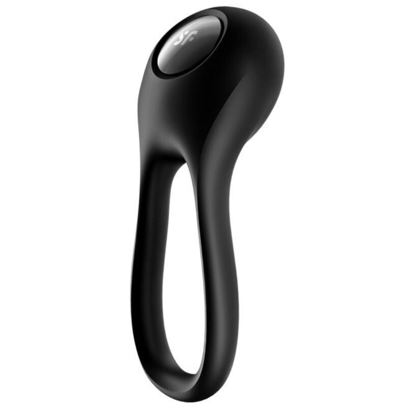 Comprar Satisfyer Majestic Duo Anillo Vibrador Negro – Estimulador Ergonómico Para Placer Compartido-Noxtic