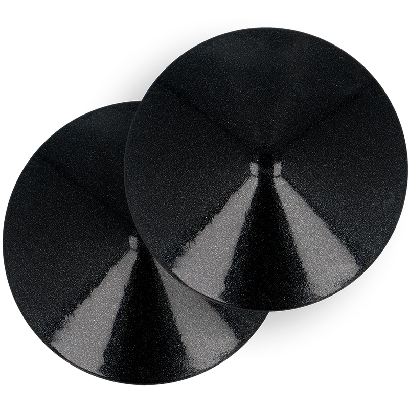 Comprar Coquette Chic Desire Cubre Pezones Metal Circulos Negros – Accesorio Elegante Para Estilo Sofisticado-Noxtic