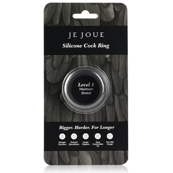 Comprar JE JOUE Anillo De Silicona Negro – Diseño Ergonómico Para Mayor Comodidad-Noxtic