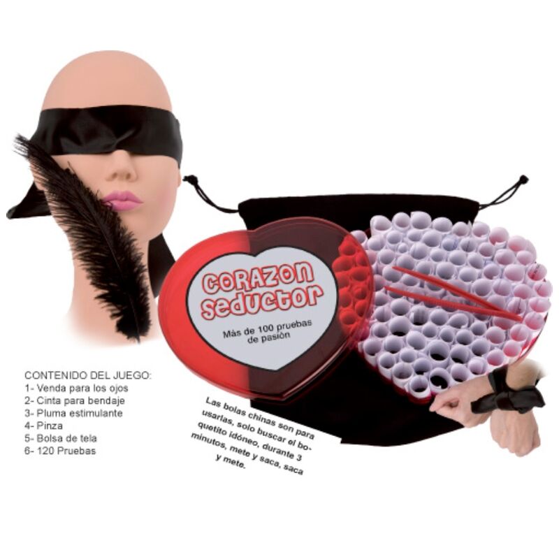 Diablo Picante Juego Corazón Seductor – Más de 100 Pruebas Para Aumentar la Pasión y la Diversión