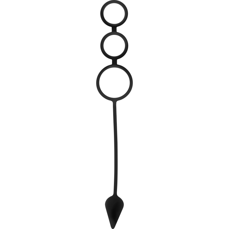 OHMAMA FETISH Anillos Y Plug Silicona – Juguete Multifuncional Para Placer Seguro y Confiable