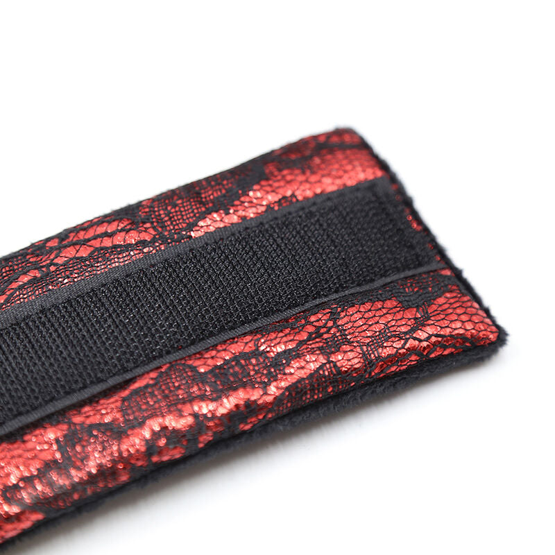 Comprar OHMAMA FETISH Esposas Aterciopeladas Con Cinta Nylon – Elegancia y Comodidad Para Experiencias Únicas-Noxtic
