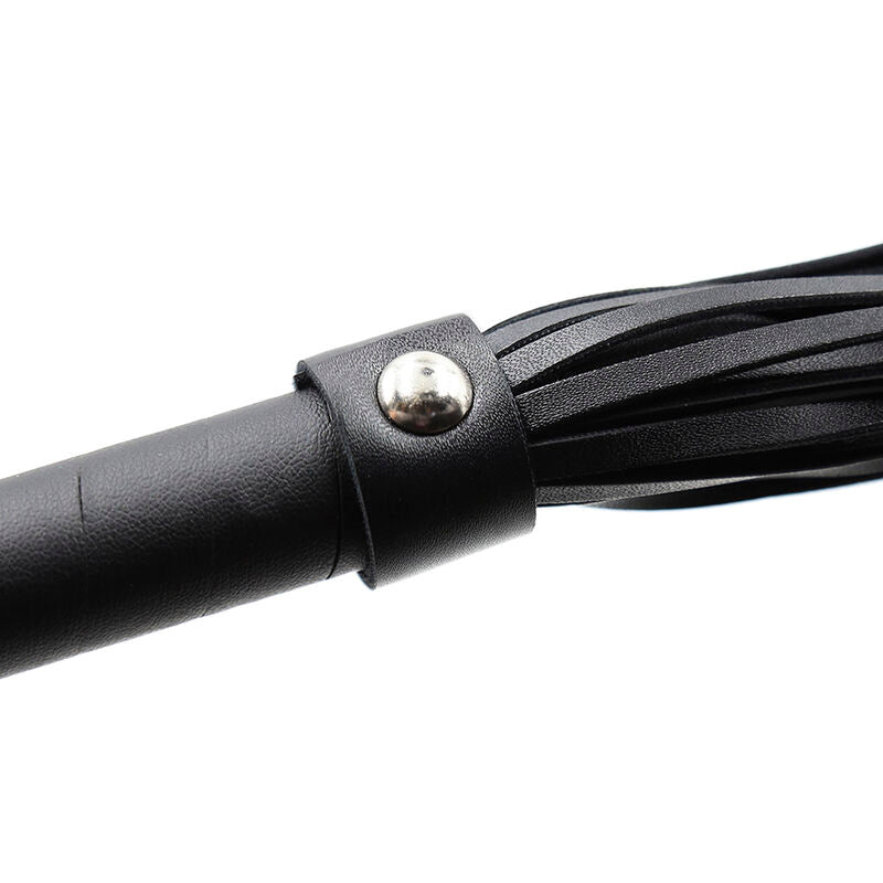 OHMAMA FETISH Látigo Corchetes Plateados – Diseño Elegante Para Exploración Sensorial