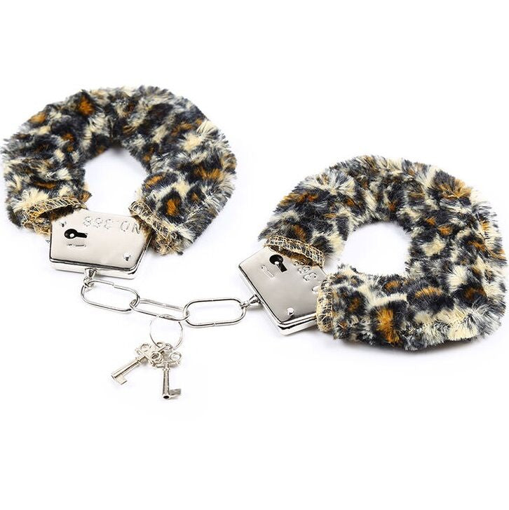 Comprar OHMAMA FETISH Esposas Metal Con Pelitos Tigre – Diseño Divertido Para Explorar Nuevas Sensaciones-Noxtic