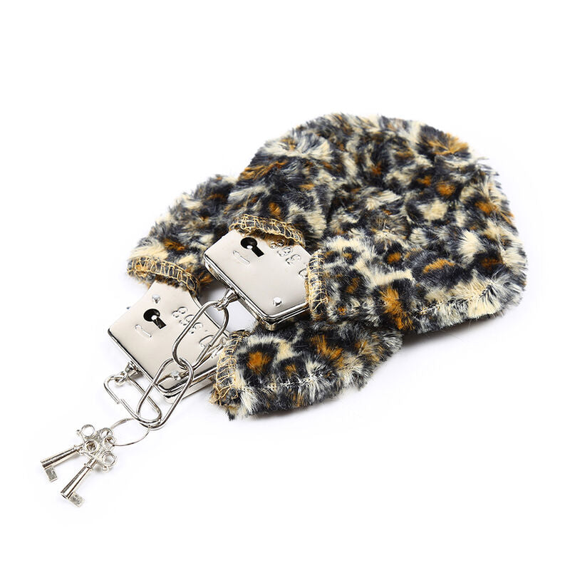 Comprar OHMAMA FETISH Esposas Metal Con Pelitos Tigre – Diseño Divertido Para Explorar Nuevas Sensaciones-Noxtic