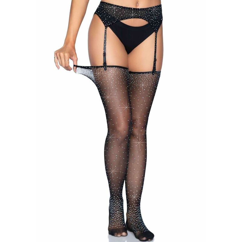 Comprar Leg Avenue Medias Brillantes Con Ligero Talla Única – Diseño Elegante Para Realzar Tu Feminidad-Noxtic