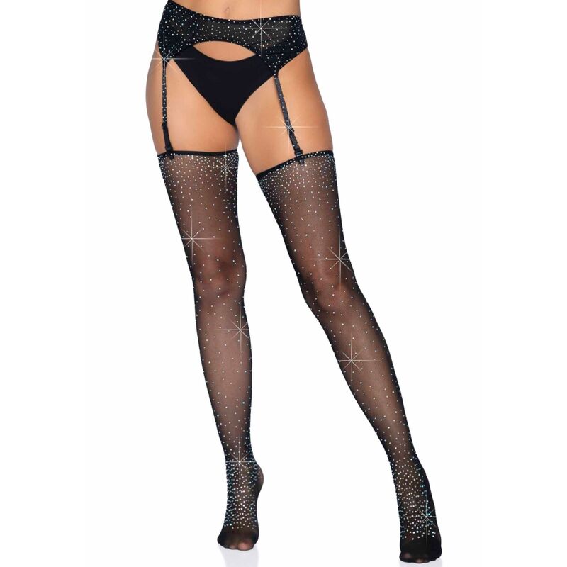 Comprar Leg Avenue Medias Brillantes Con Ligero Talla Única – Diseño Elegante Para Realzar Tu Feminidad-Noxtic