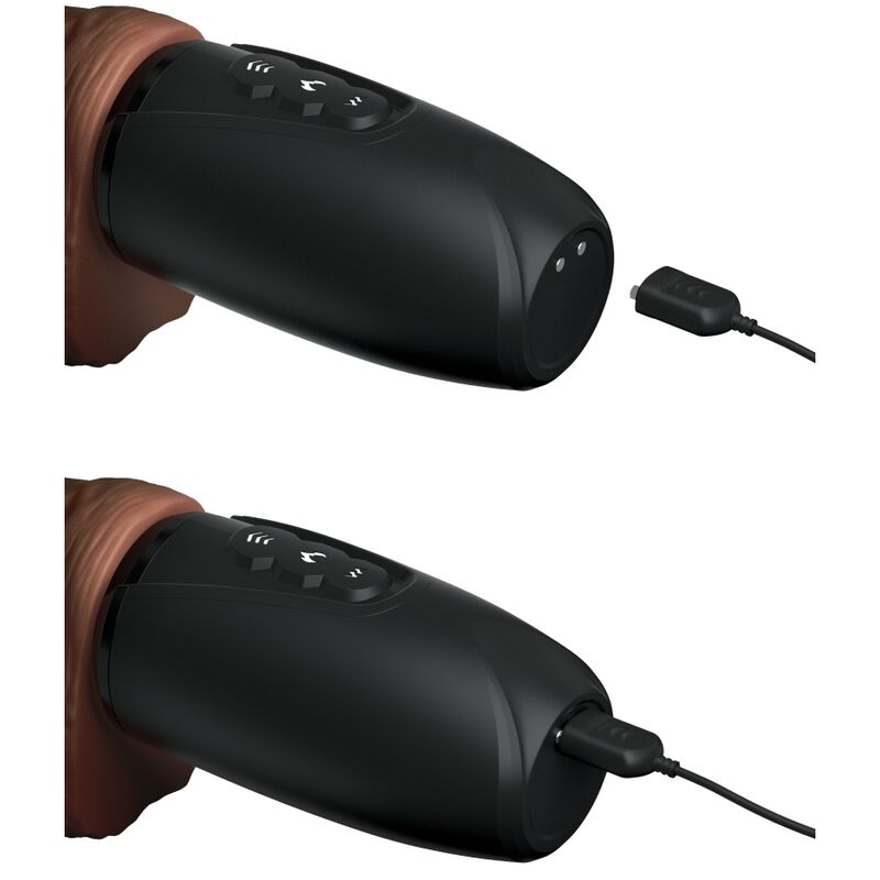 Comprar KING COCK Plus Triple Threat Marrón – Juguete Erótico Con Diseño Ergonómico Para Placer Intenso-Noxtic