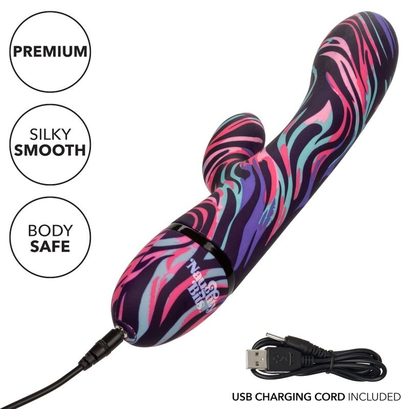 Comprar CALEXOTICS Vibrador Menage A Moi Dual Wand – Estimulador Doble Con 10 Funciones Para Placer Compartido-Noxtic